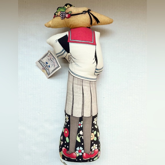 NWT Mary Engelbreit Vintage Toy Works Here is My Heart Weighted Doorstop - Picture 9 of 10